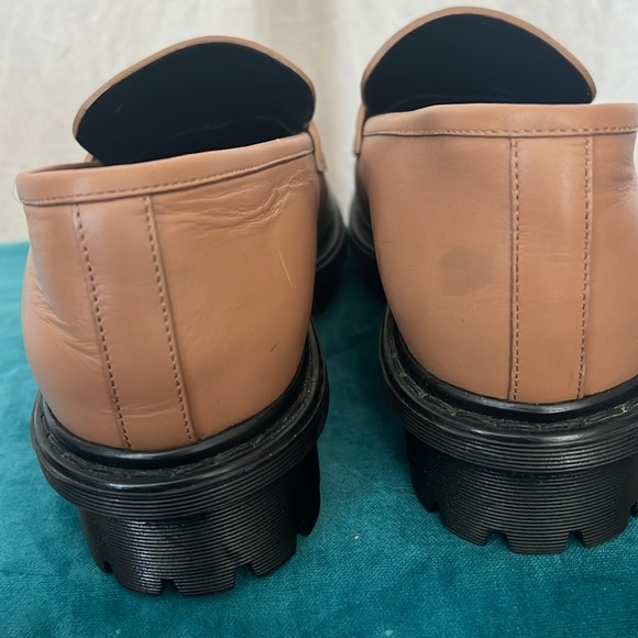 Balencia Paris Camel Leather Loafers l39 EU Like New - Picture 10 of 13